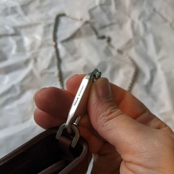 RICK Owens brown leather wallet chain new no tags - Picture 8 of 8